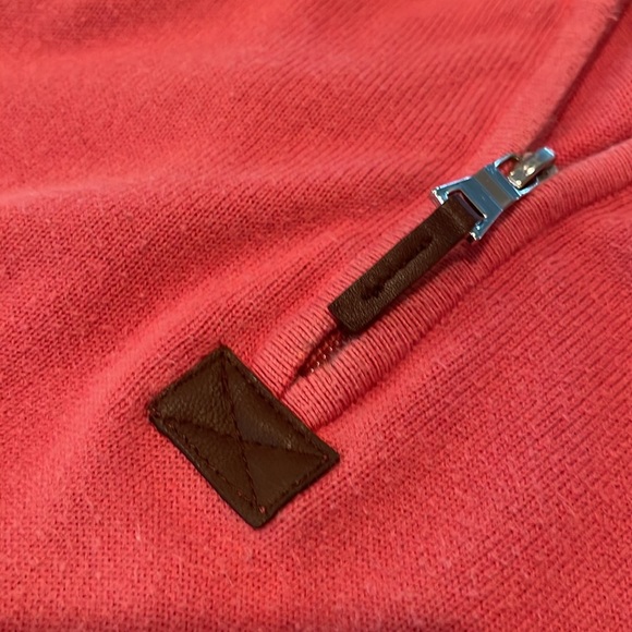 Allen Edmonds 1/4 Zip Country Club Style Sweater Mens Large - Picture 7 of 12